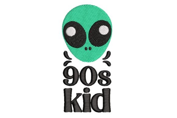 Alien 90s Kid: A Retro Embroidery Review