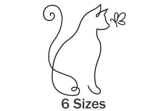 Cat with Butterfly Outline: A Designer Review