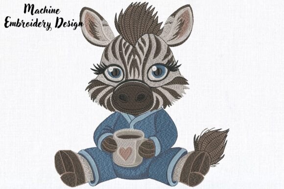 Cute Sleepy Baby Zebra in Pajamas Review