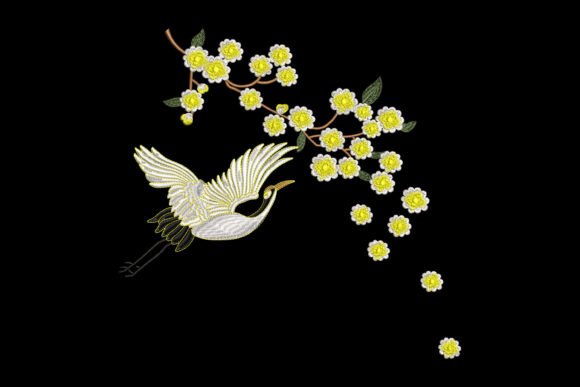 Golden Plum Blossom and Crane Design Review