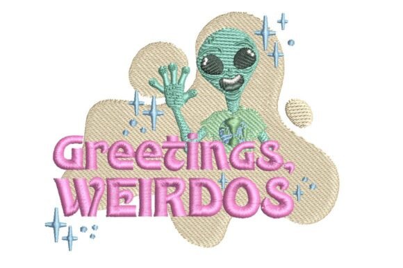 Greetings Weirdos: A Holiday Embroidery Review
