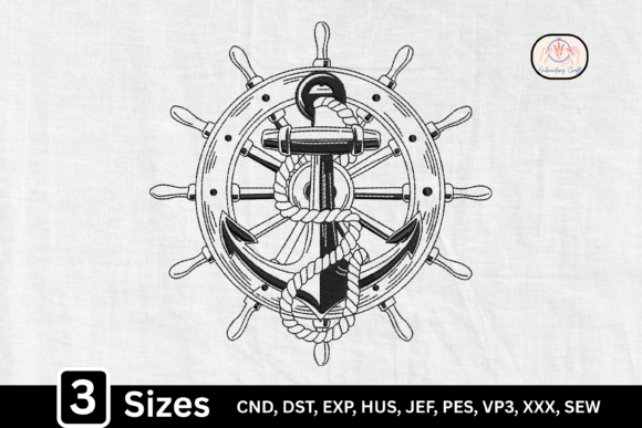 Nautical Ship Wheel Anchor Design Review