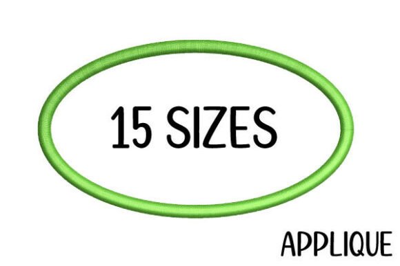 Oval Satin Stitch Appliqué in 15 Sizes Review