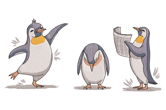 Playful Penguins: A Seasonal Embroidery Review