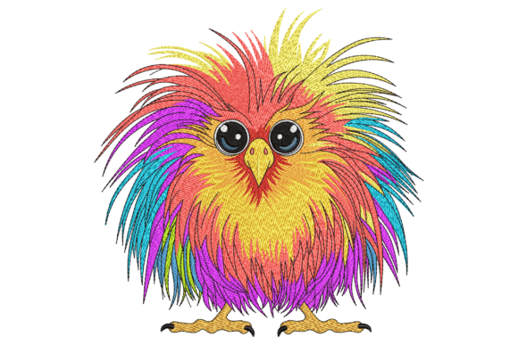 Rainbow Fluff Owl: A Whimsical Embroidery Review