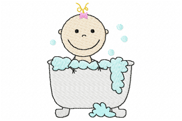 Reviewing Baby Girl Bathroom for Embroidery Projects