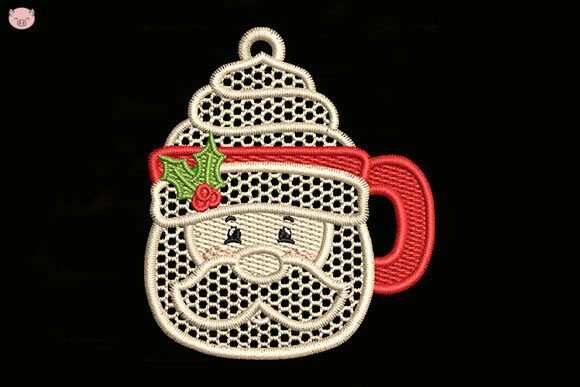 Santa Claus Christmas Ornament Embroidery Review